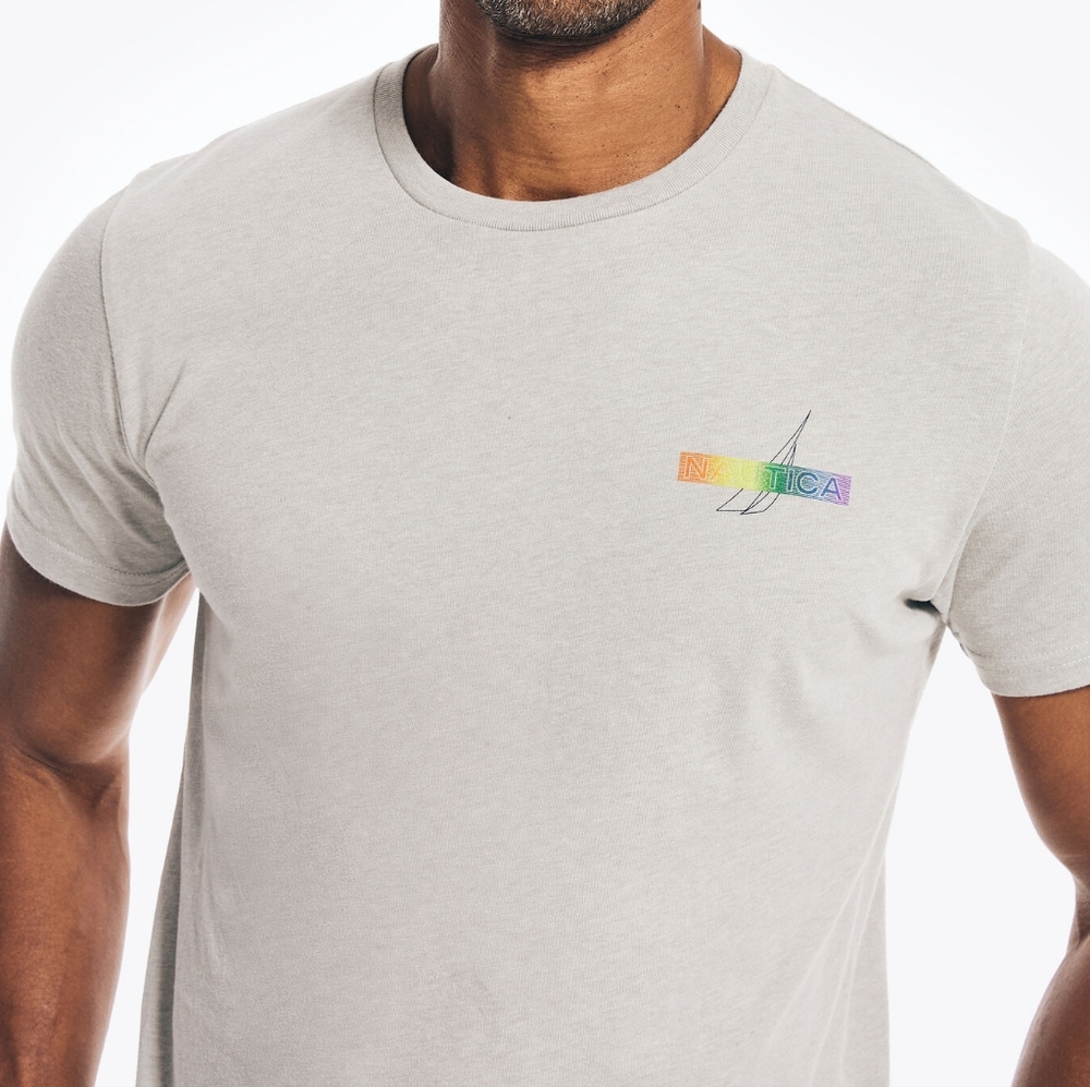 Nautica Men's Pride We Are One Graphic T-Shirt New Size XL